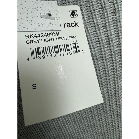 Abound Womens Midi Knit Sweater Dress Turtleneck Small S Gray Side Slit New NWT - Picture 7 of 12